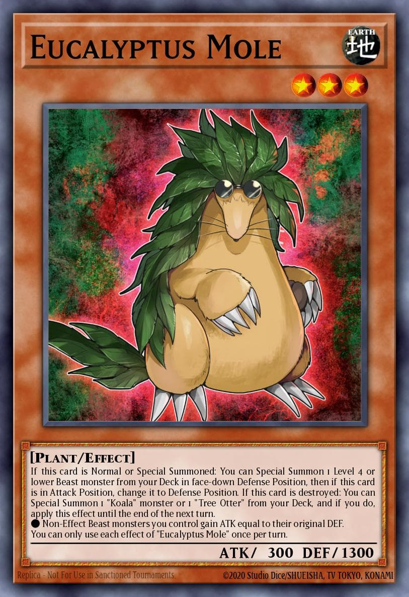 Eucalyptus Mole Maze of Muertos card
