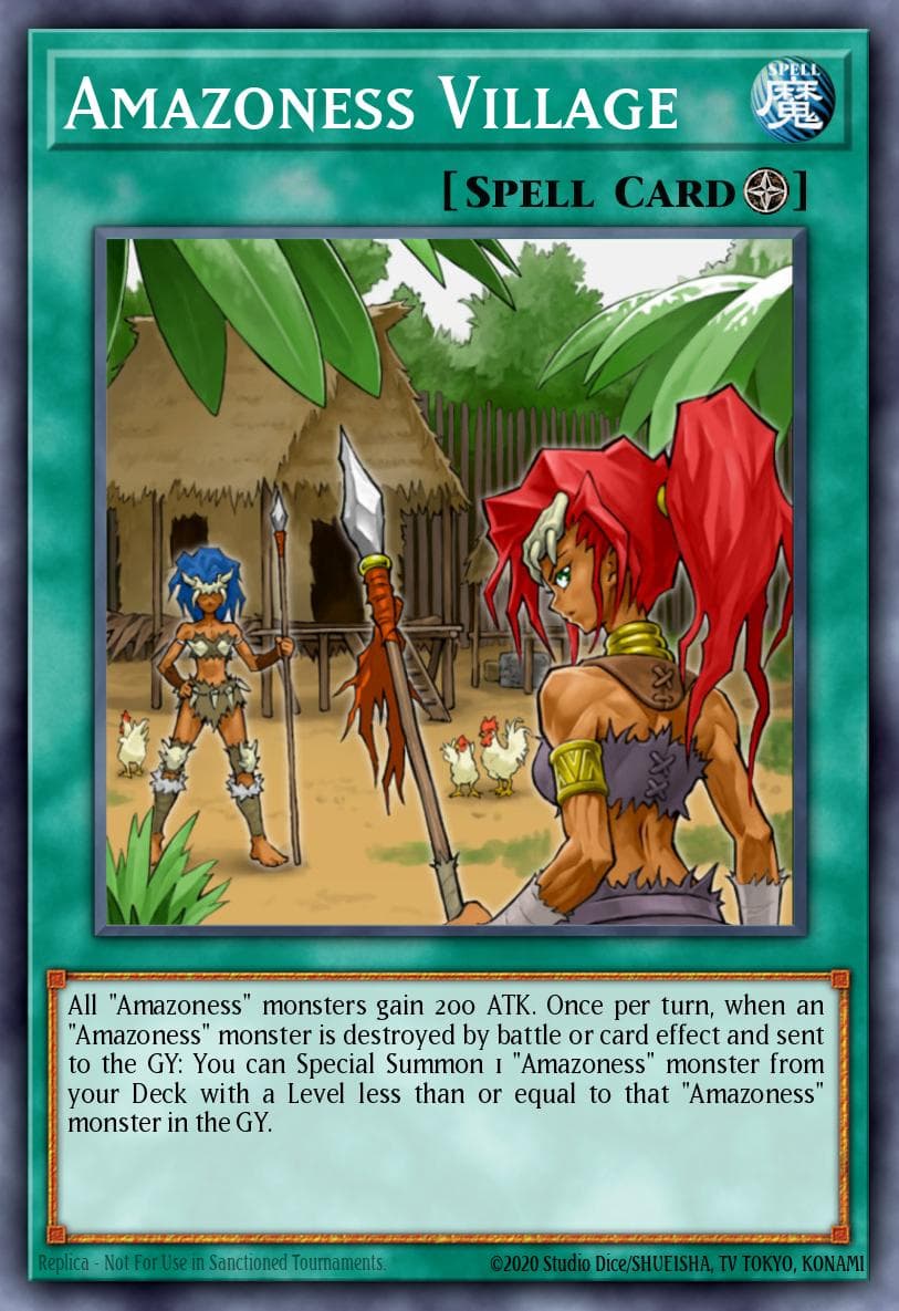 Amazoness Village Legendary Duelists card