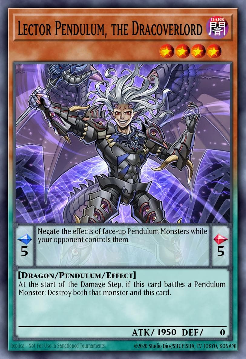 Lector Pendulum, the Dracoverlord 2017 Mega-Tin Mega Pack card