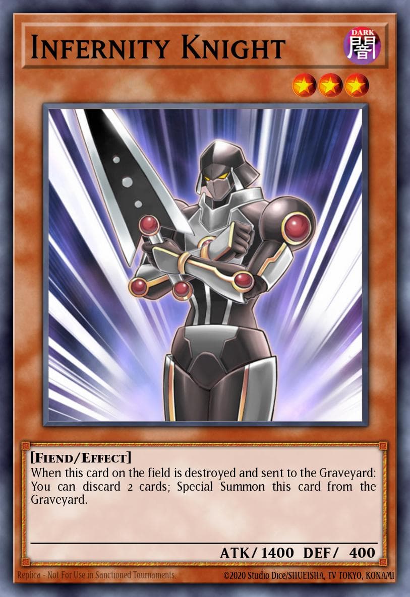 Infernity Knight Photon Shockwave Sneak Peek Participation Card card