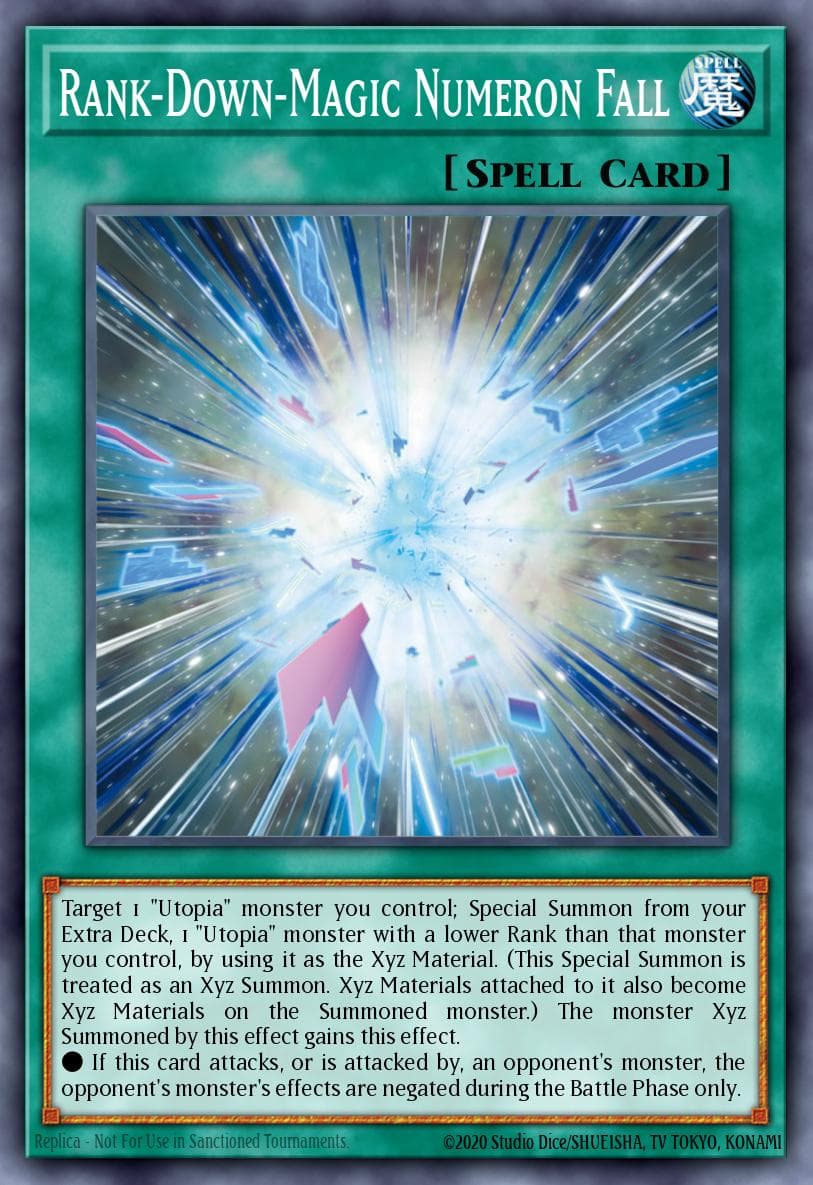 Rank-Down-Magic Numeron Fall Legacy of the Valiant: Deluxe Edition card