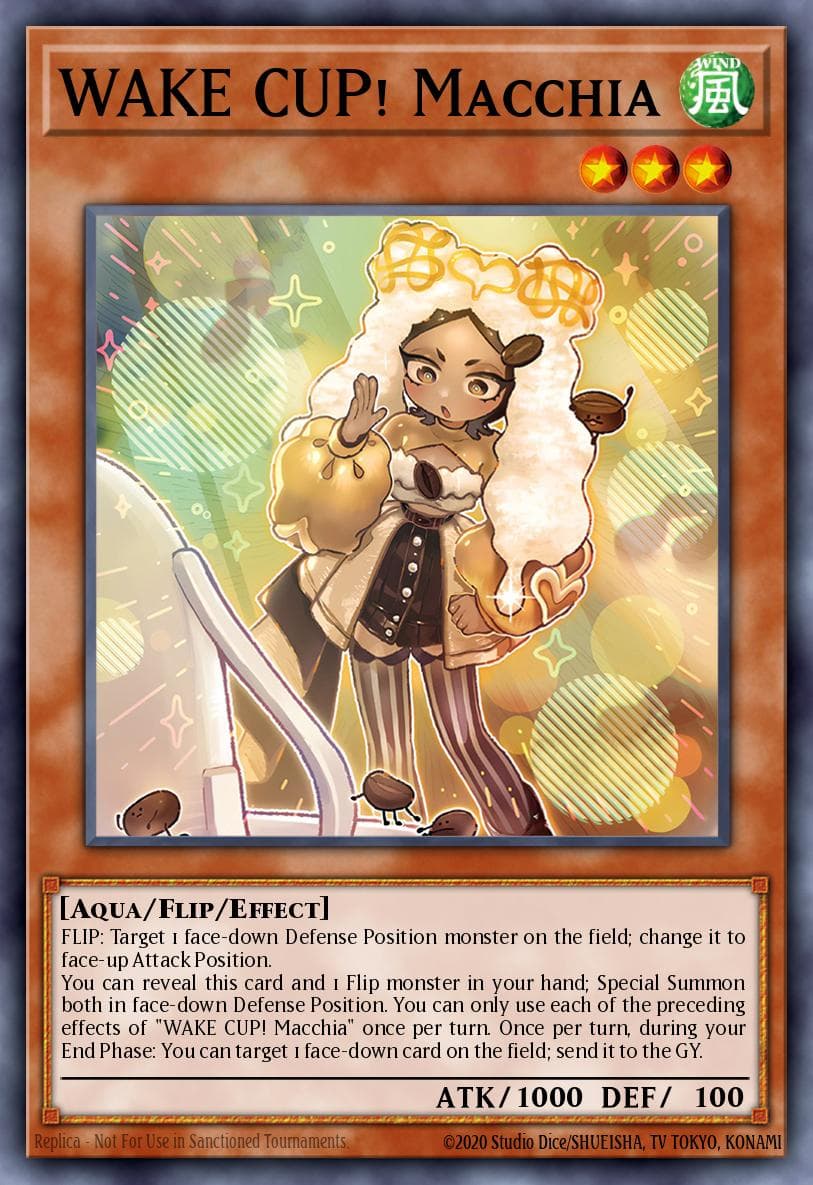 WAKE CUP! Macchia Doom of Dimensions card