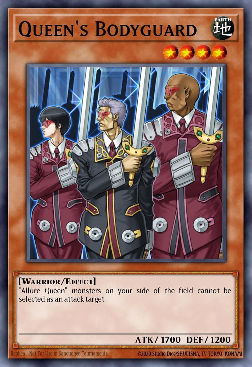 Queen's Bodyguard Cyberdark Impact card