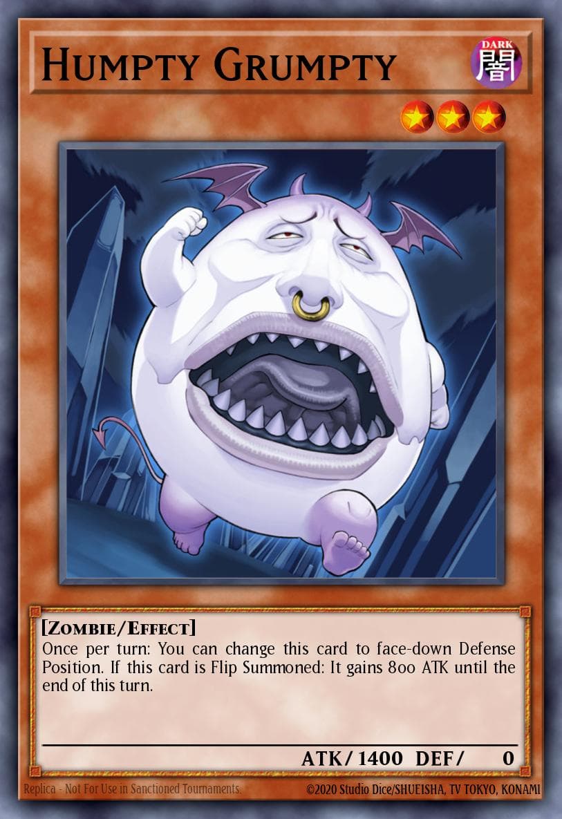 Humpty Grumpty World Superstars card