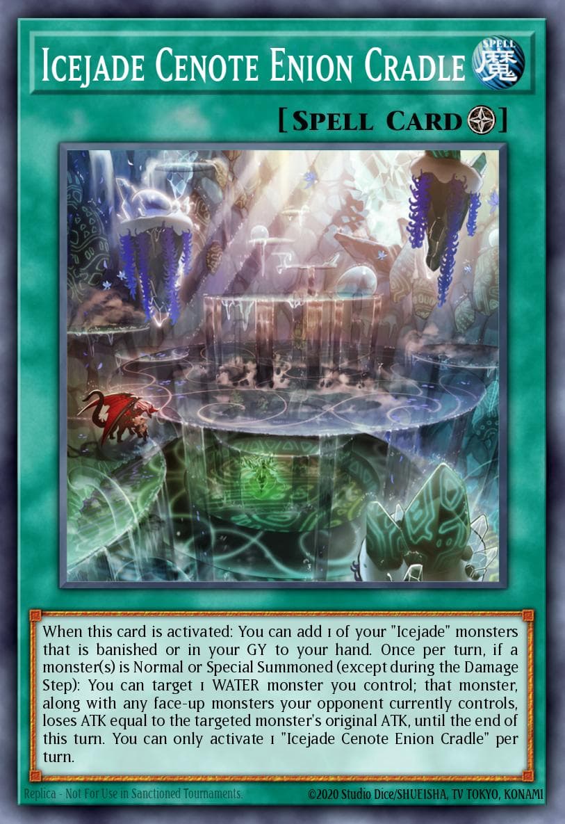 Icejade Cenote Enion Cradle Battle of Chaos card