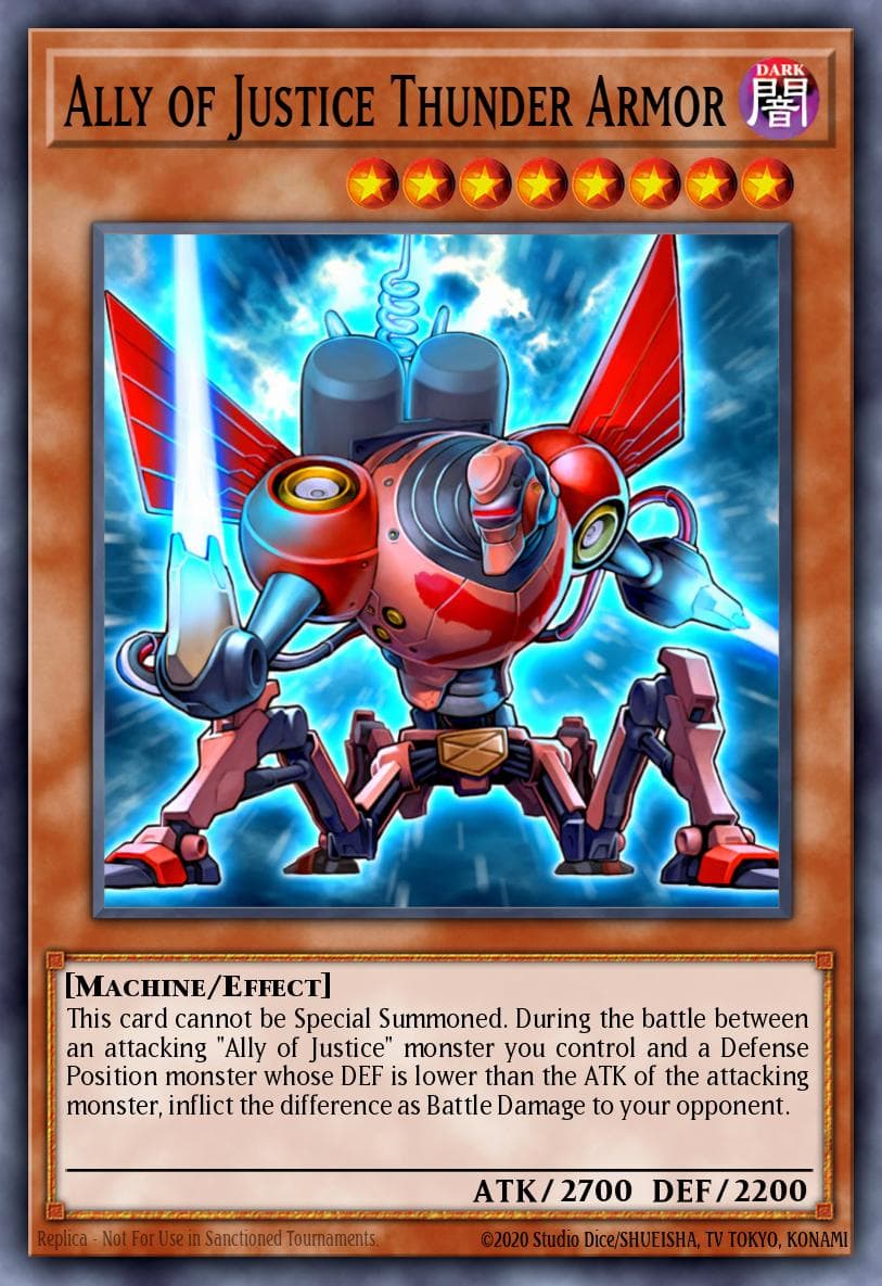 Ally of Justice Thunder Armor Hidden Arsenal 2 card