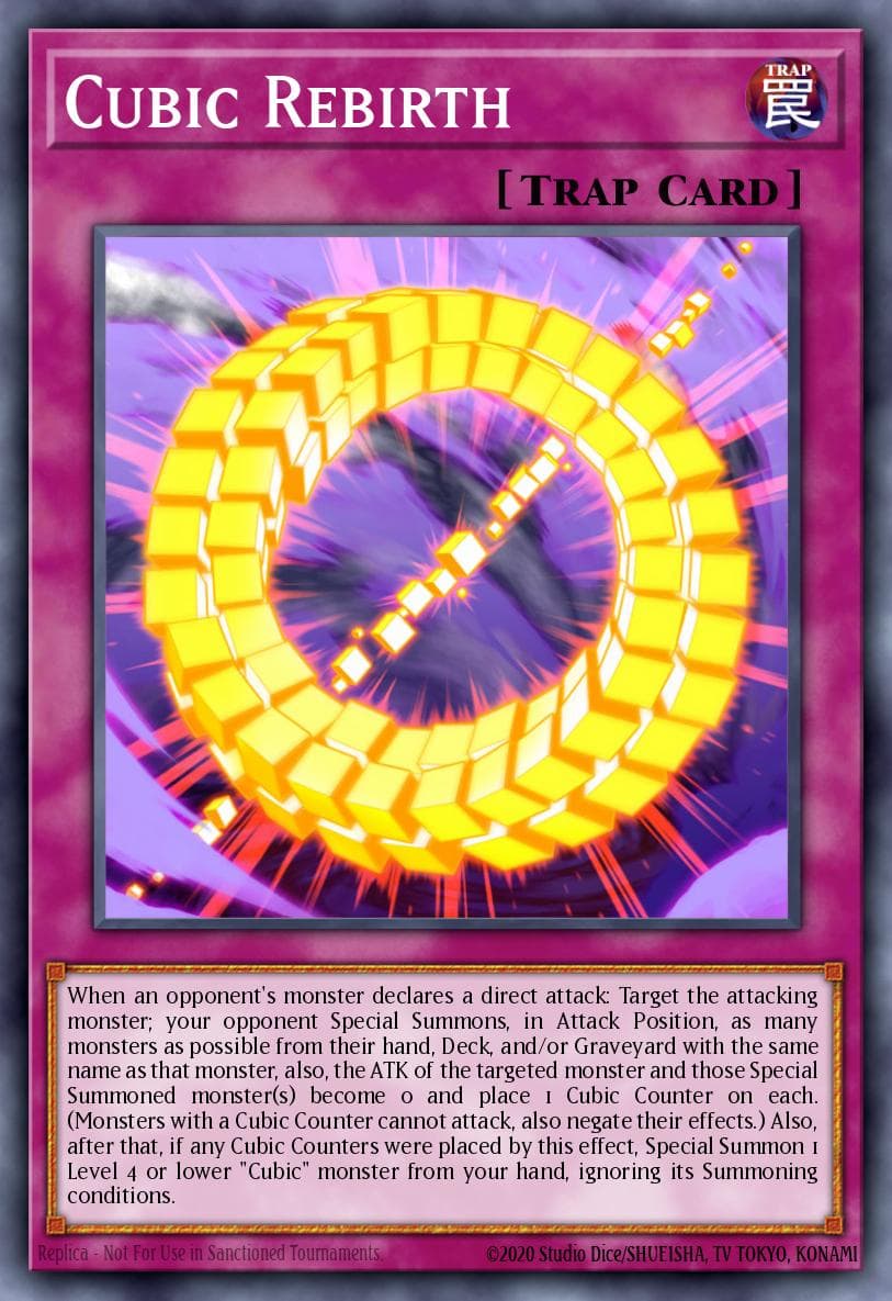 Cubic Rebirth Yu-Gi-Oh! The Dark Side of Dimensions Movie Pack: Gold Edition card