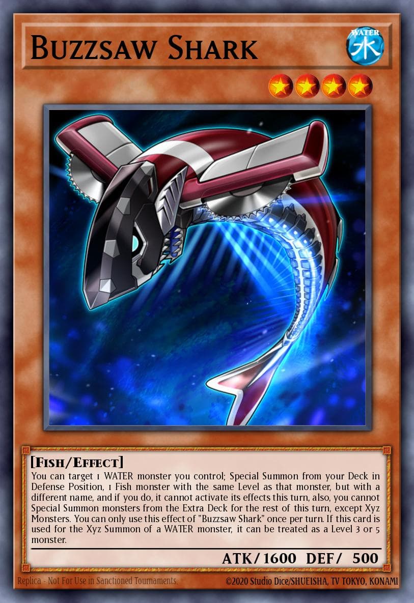 Buzzsaw Shark Eternity Code Premiere! promotional card card