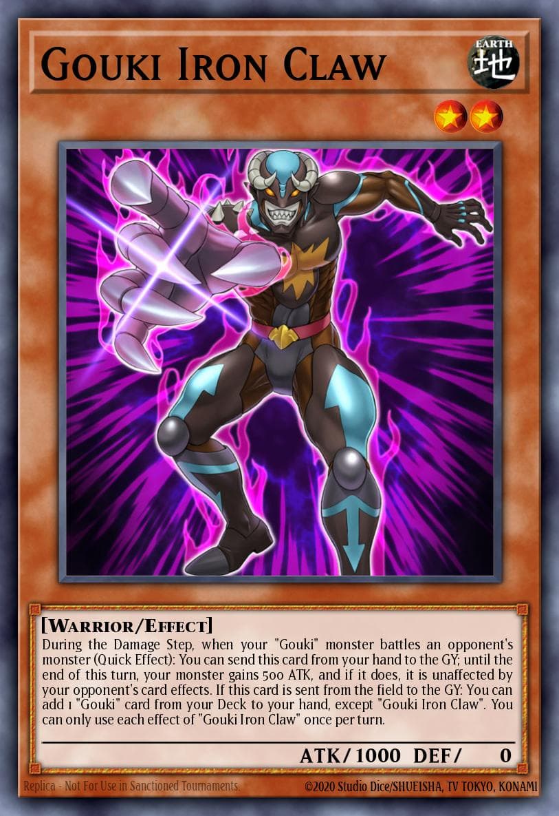 Gouki Iron Claw Eternity Code Premiere! promotional card card