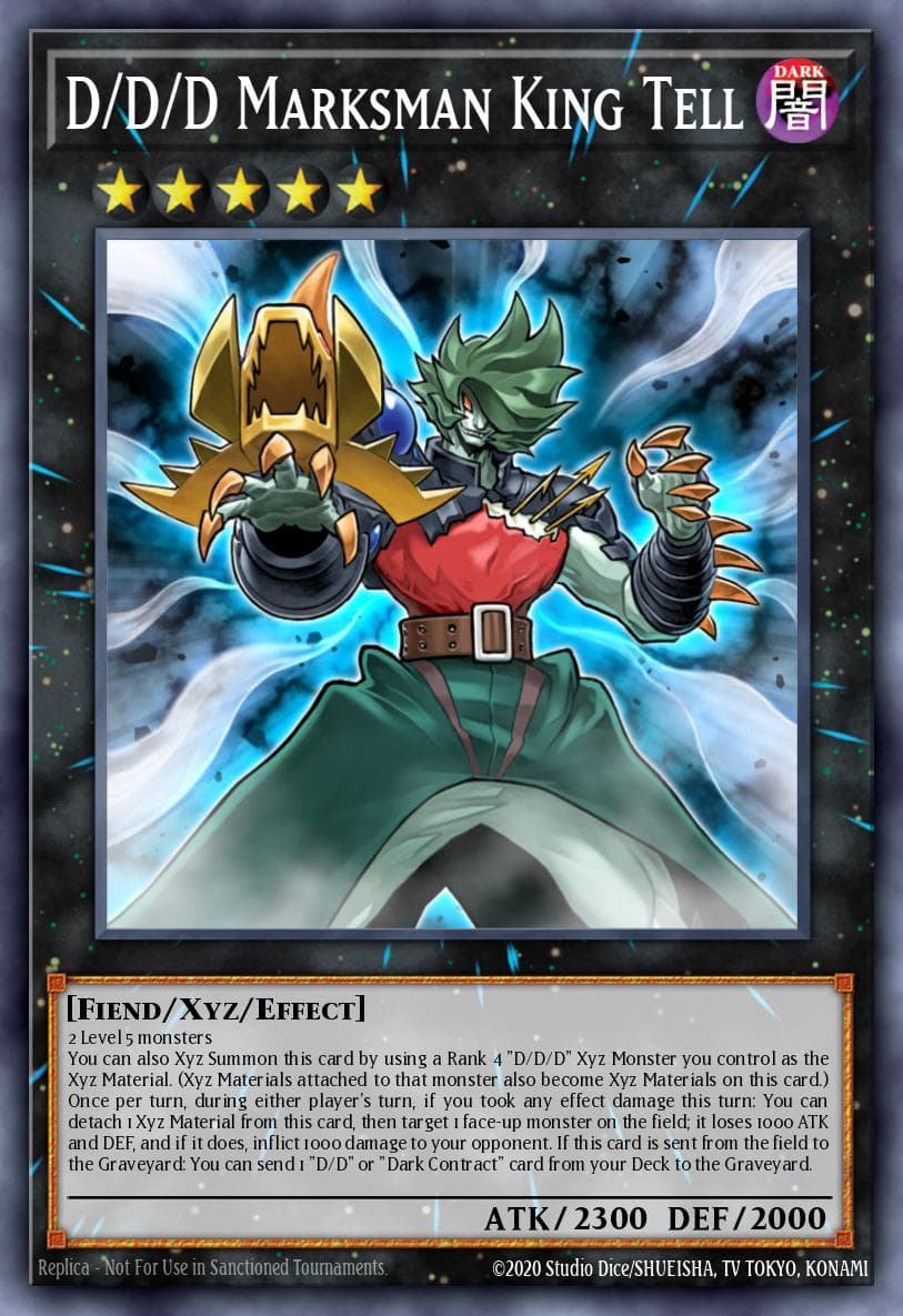 D/D/D Marksman King Tell Clash of Rebellions: Special Edition card