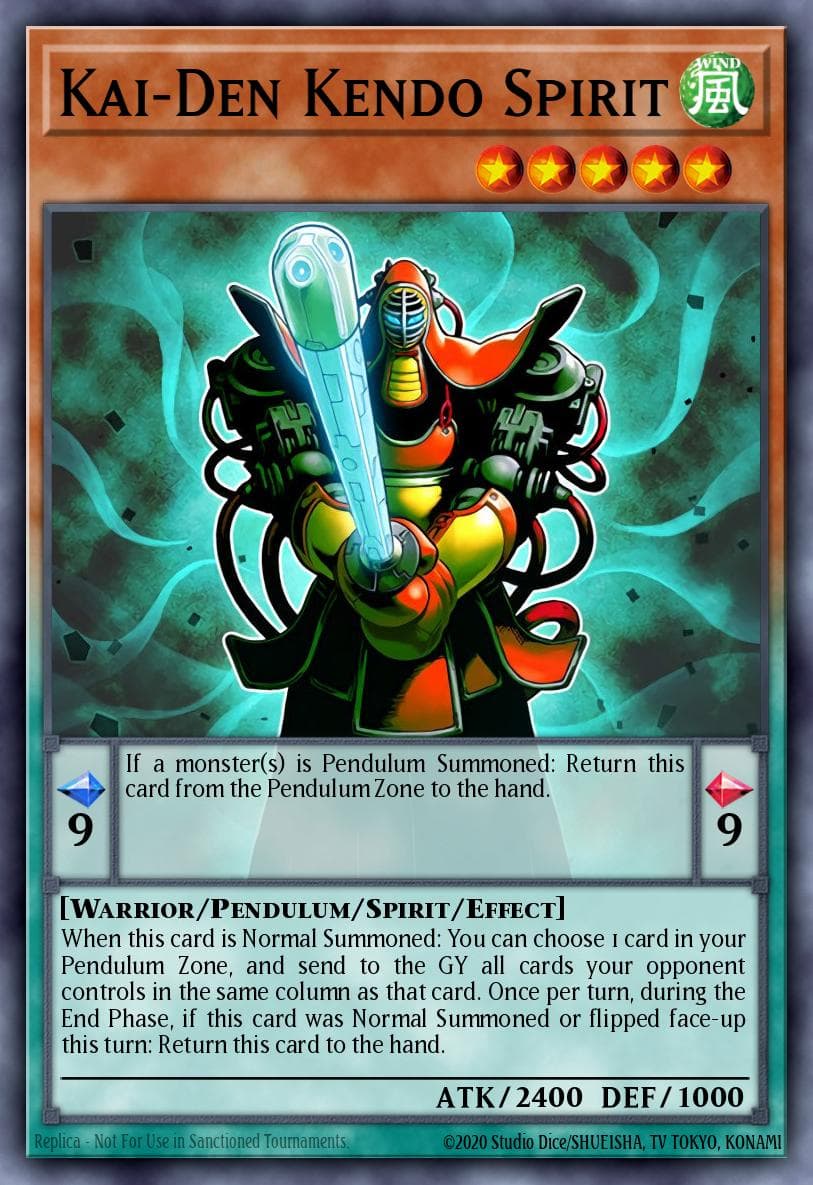 Kai-Den Kendo Spirit Flames of Destruction Special Edition card