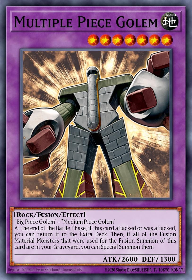 Multiple Piece Golem The Duelist Genesis: Special Edition card