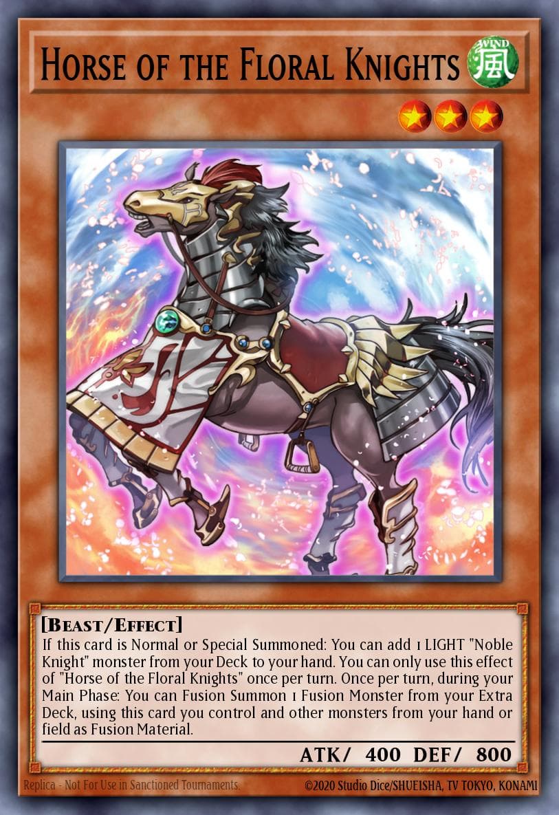 Horse of the Floral Knights Brothers of Legend card
