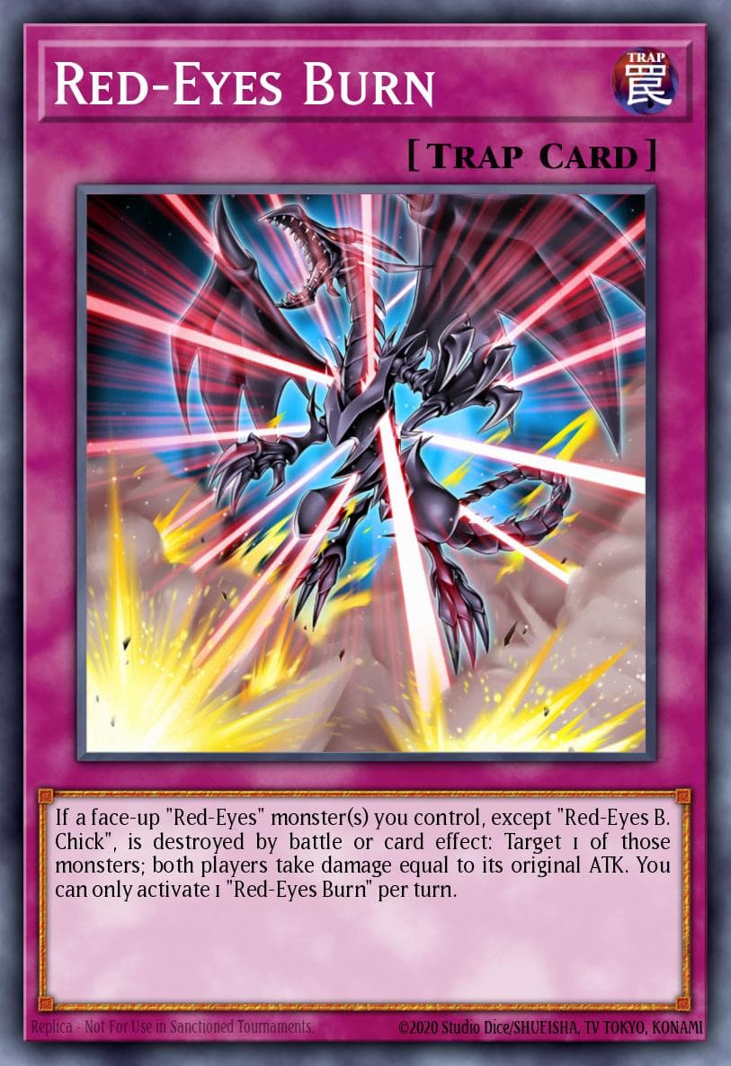 Red-Eyes Burn Dragons of Legend: The Complete Series card