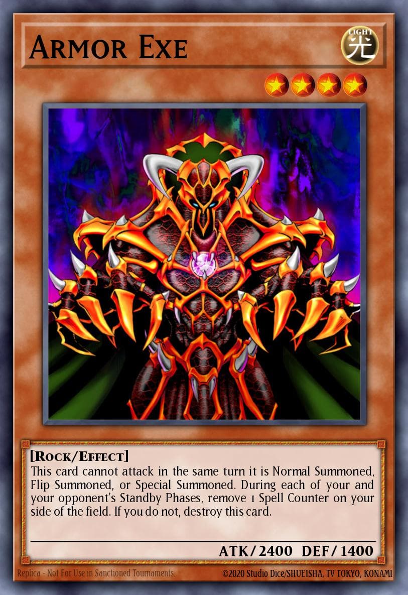 Armor Exe Dark Revelation Volume 1 card