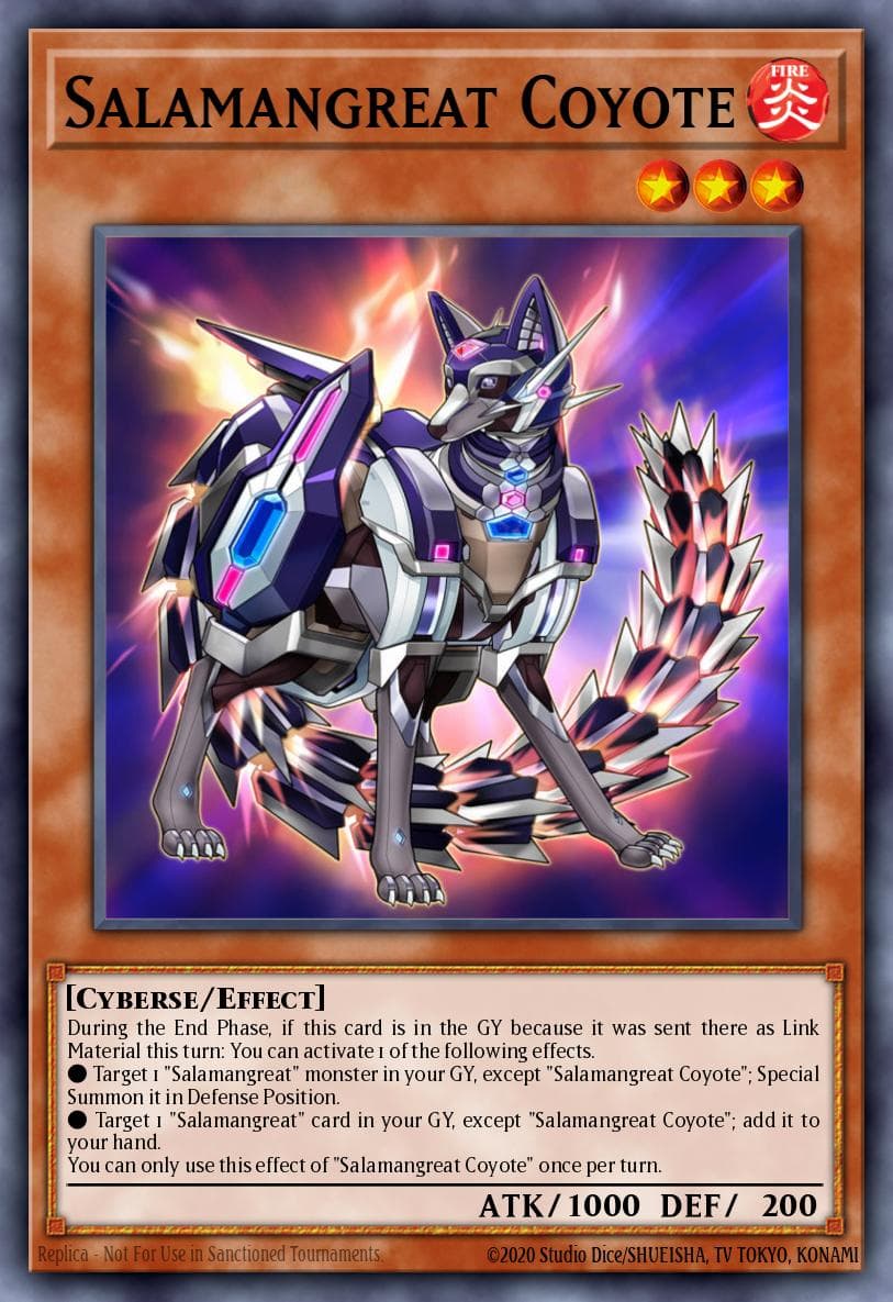 Salamangreat Coyote Rising Rampage Special Edition card
