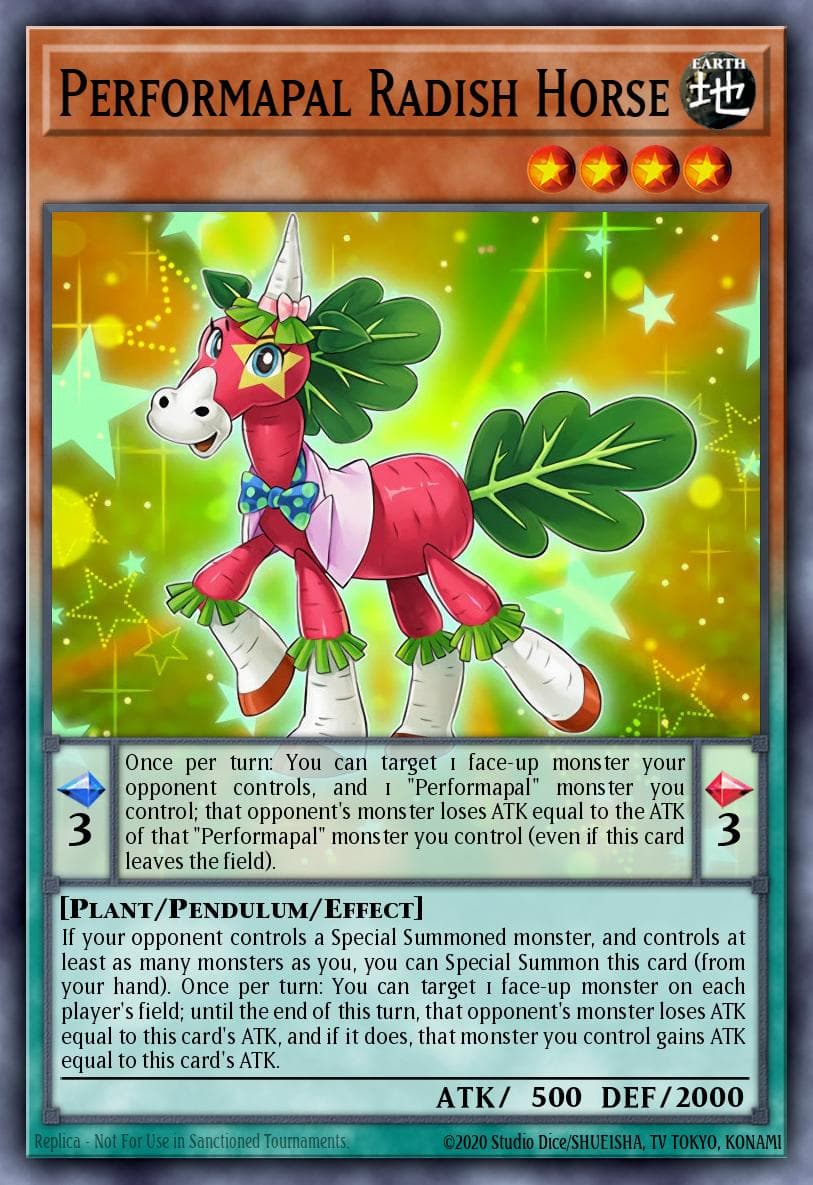 Performapal Radish Horse 2017 Mega-Tin Mega Pack card
