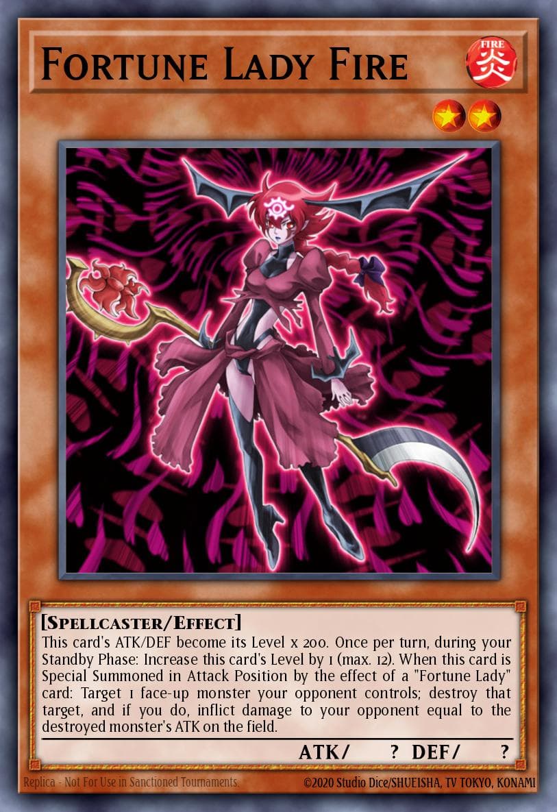 Fortune Lady Fire Ancient Prophecy: Special Edition card