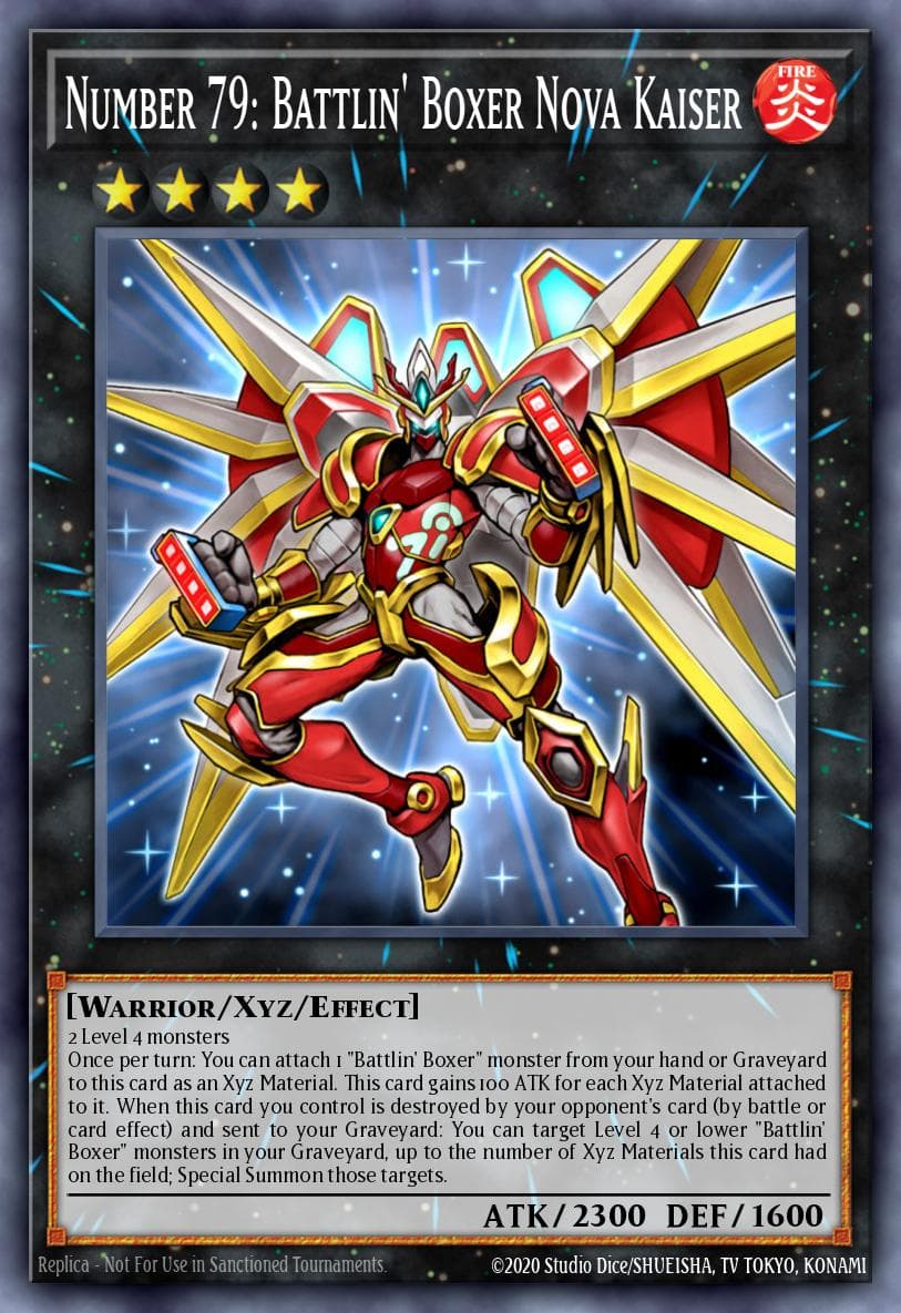 Number 79: Battlin' Boxer Nova Kaiser Legendary Duelists: Soulburning Volcano card