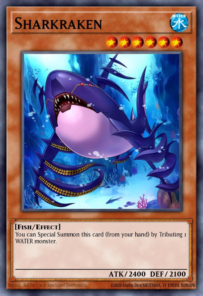 鯊海怪 遊戲王 card