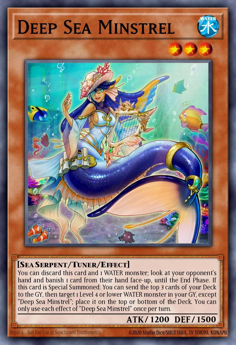 Deep Sea Minstrel Eternity Code Premiere! promotional card card