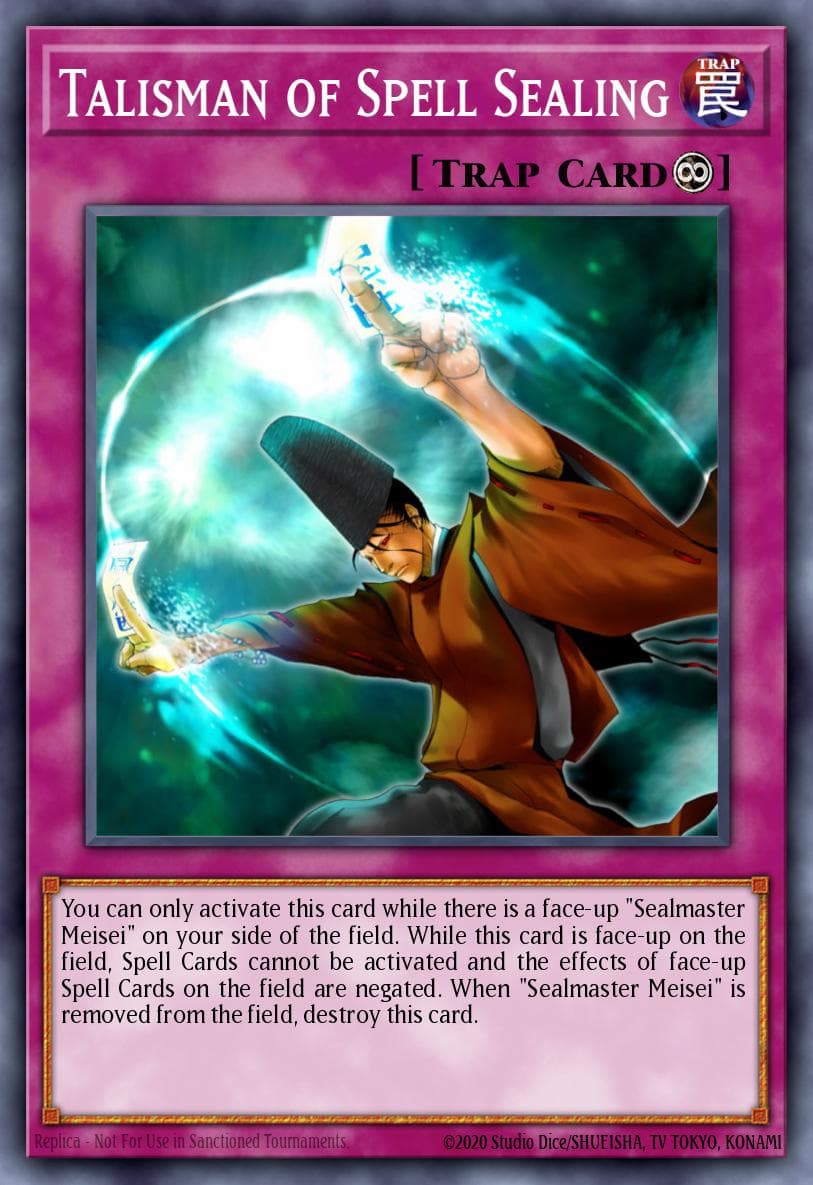 Talisman of Spell Sealing Ancient Sanctuary card