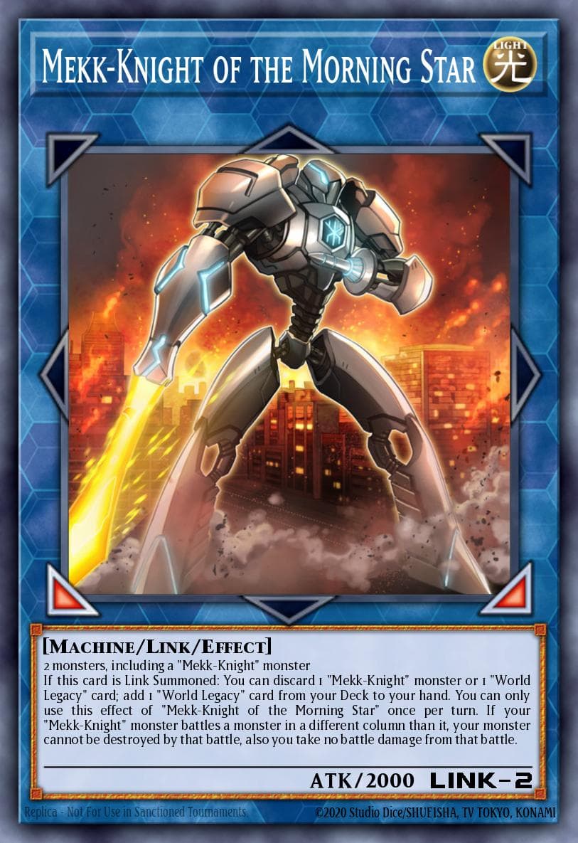 Mekk-Knight of the Morning Star Maximum Gold card