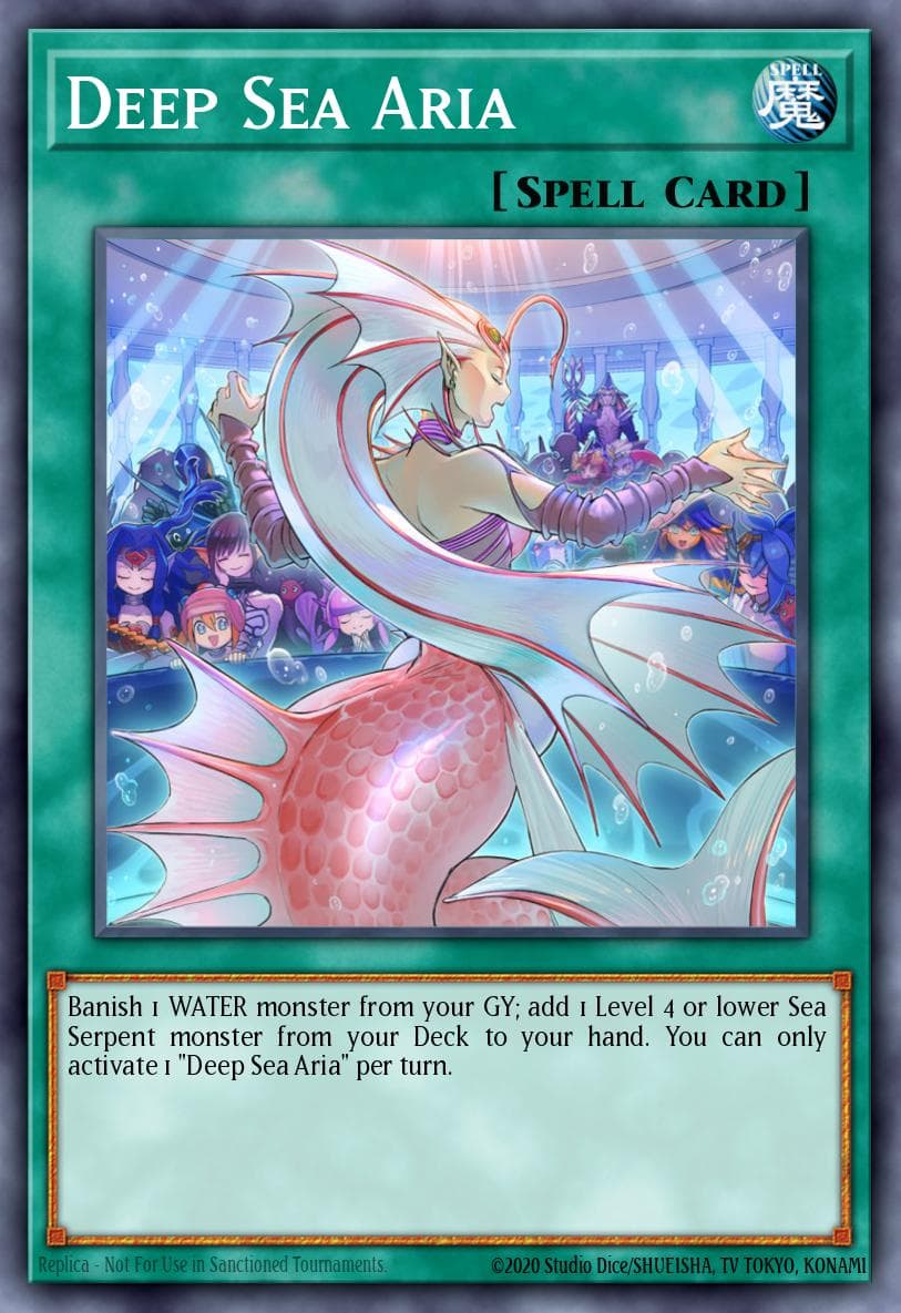 Deep Sea Aria Eternity Code Premiere! promotional card card