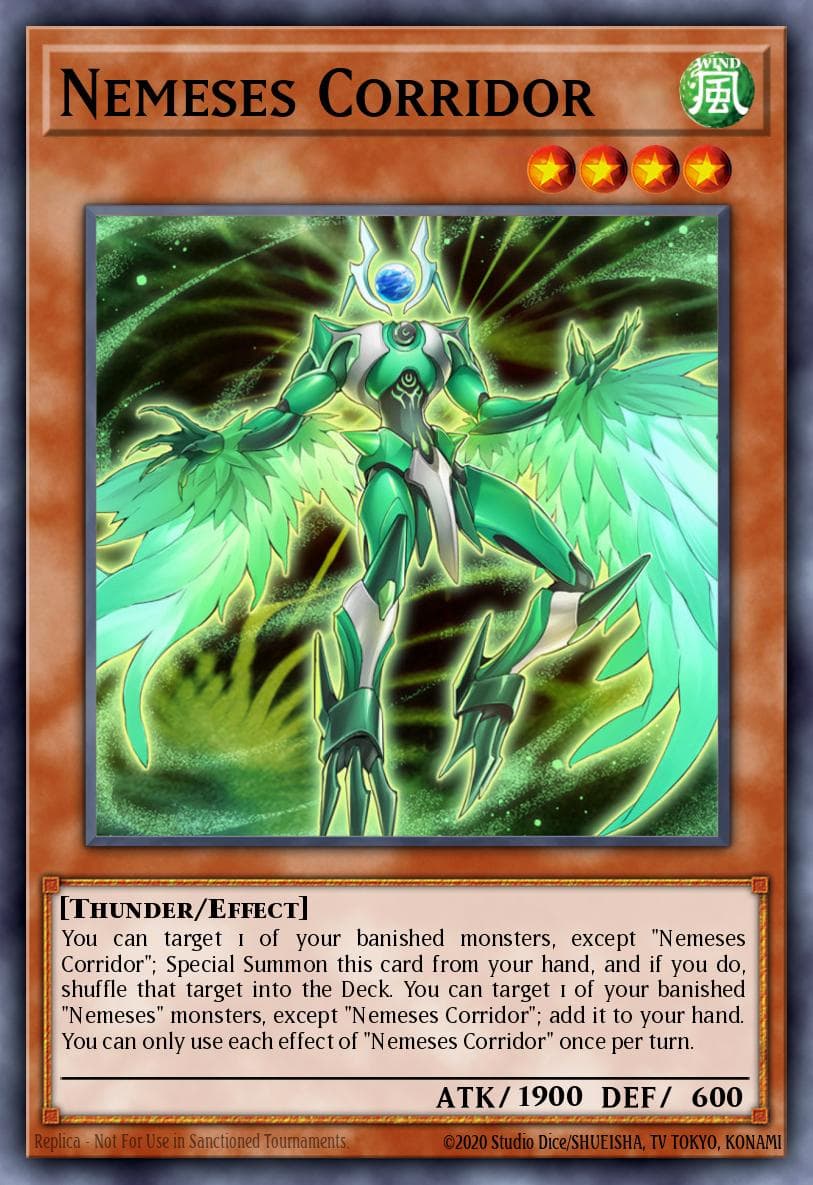 Nemeses Corridor Eternity Code Premiere! promotional card card
