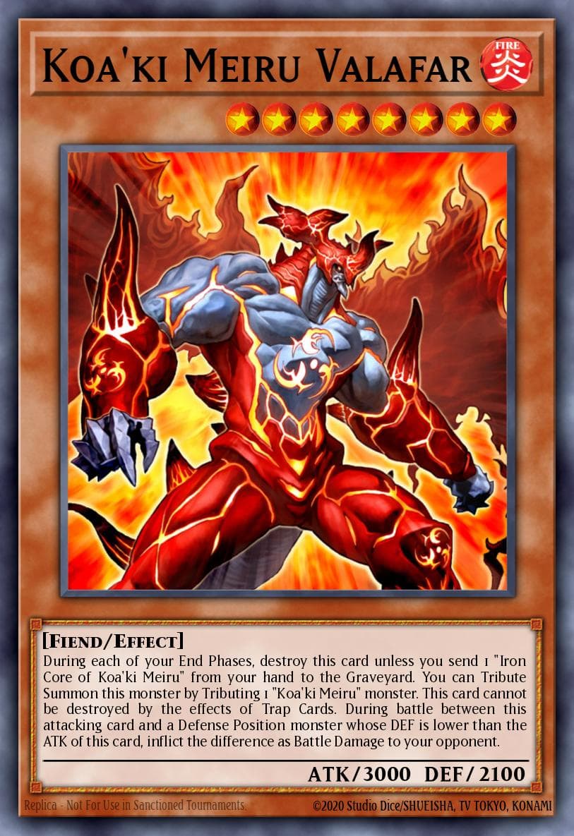 Koa'ki Meiru Valafar Raging Battle: Special Edition card