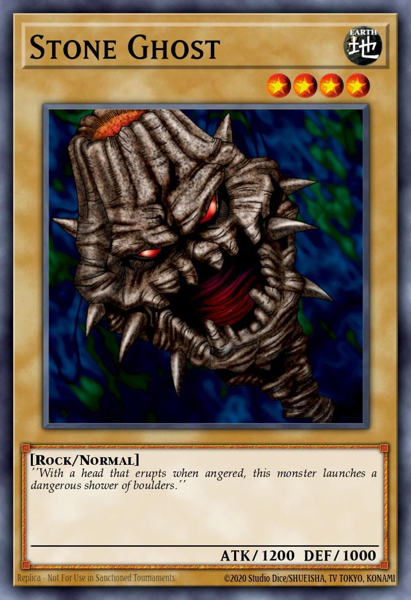 Stone Ghost 游戏王 card
