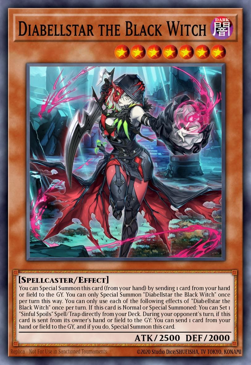 Diabellstar the Black Witch OTS Tournament Pack 26 card