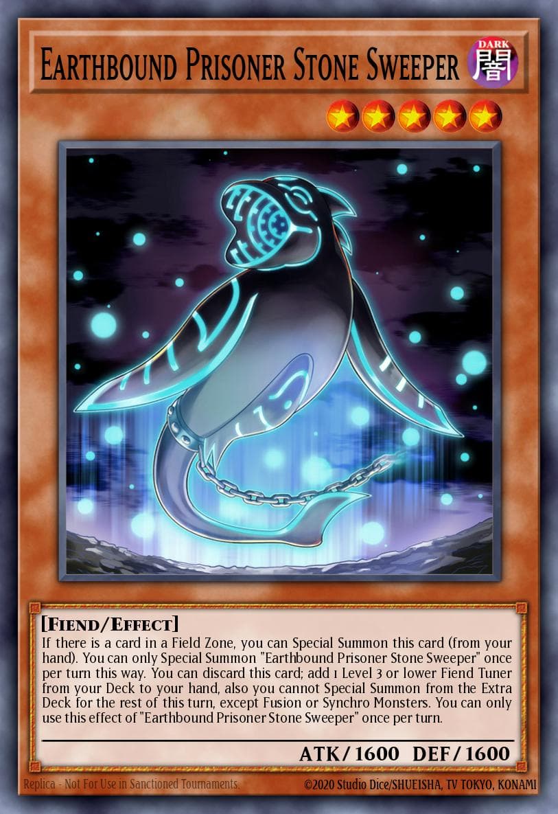 Earthbound Prisoner Stone Sweeper Phantom Revenge card