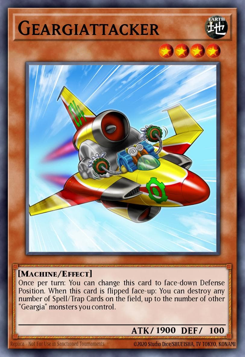 Geargiattacker Geargia Rampage Structure Deck card