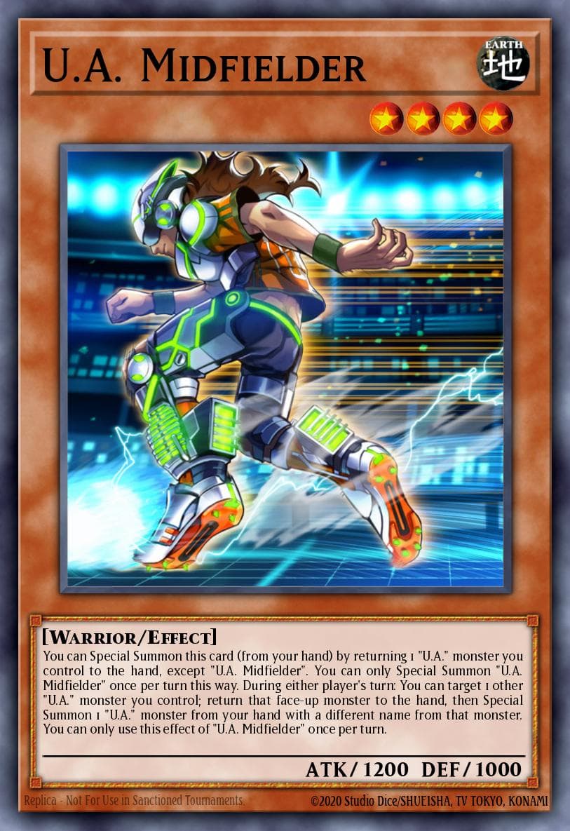 U.A. Midfielder The New Challengers: Super Edition card