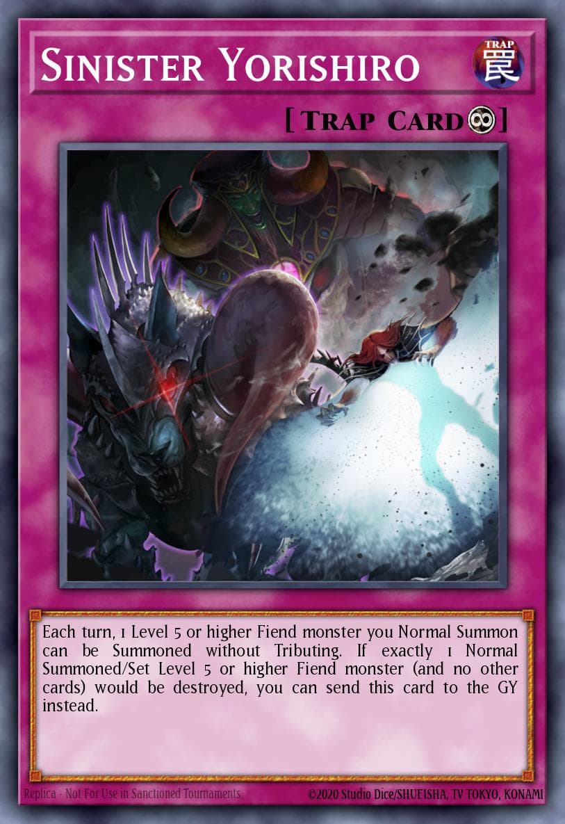 Sinister Yorishiro Pendulum Domination Structure Deck card
