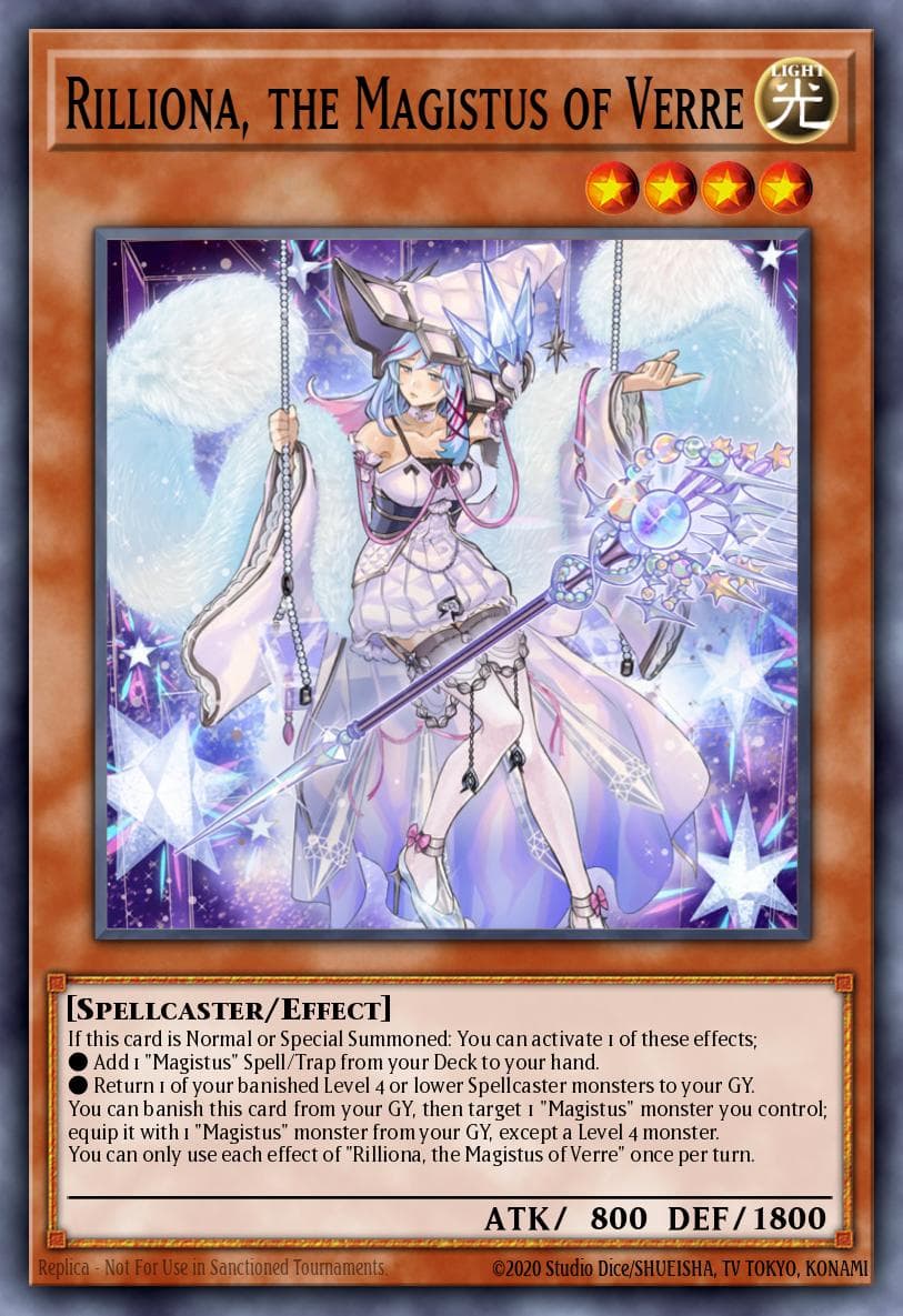 Rilliona, the Magistus of Verre Genesis Impact card