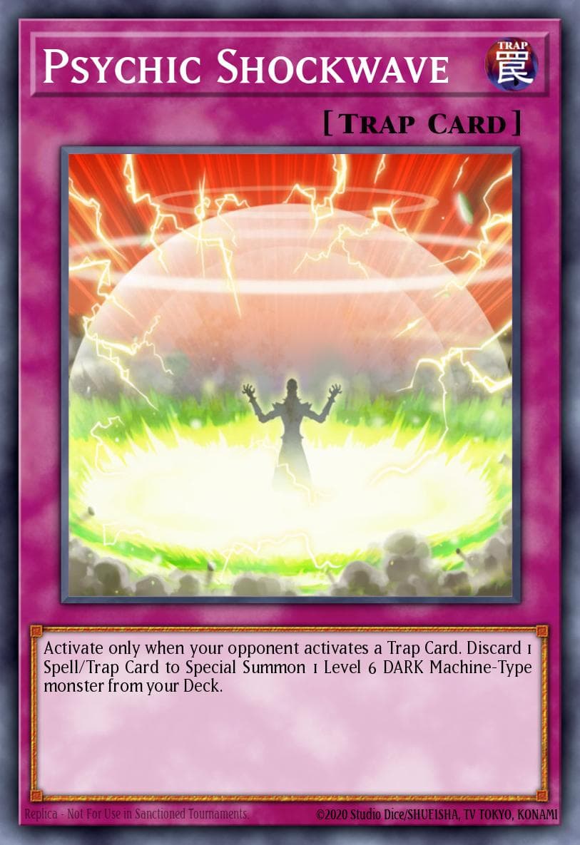 Psychic Shockwave Legendary Duelists: Rage of Ra card
