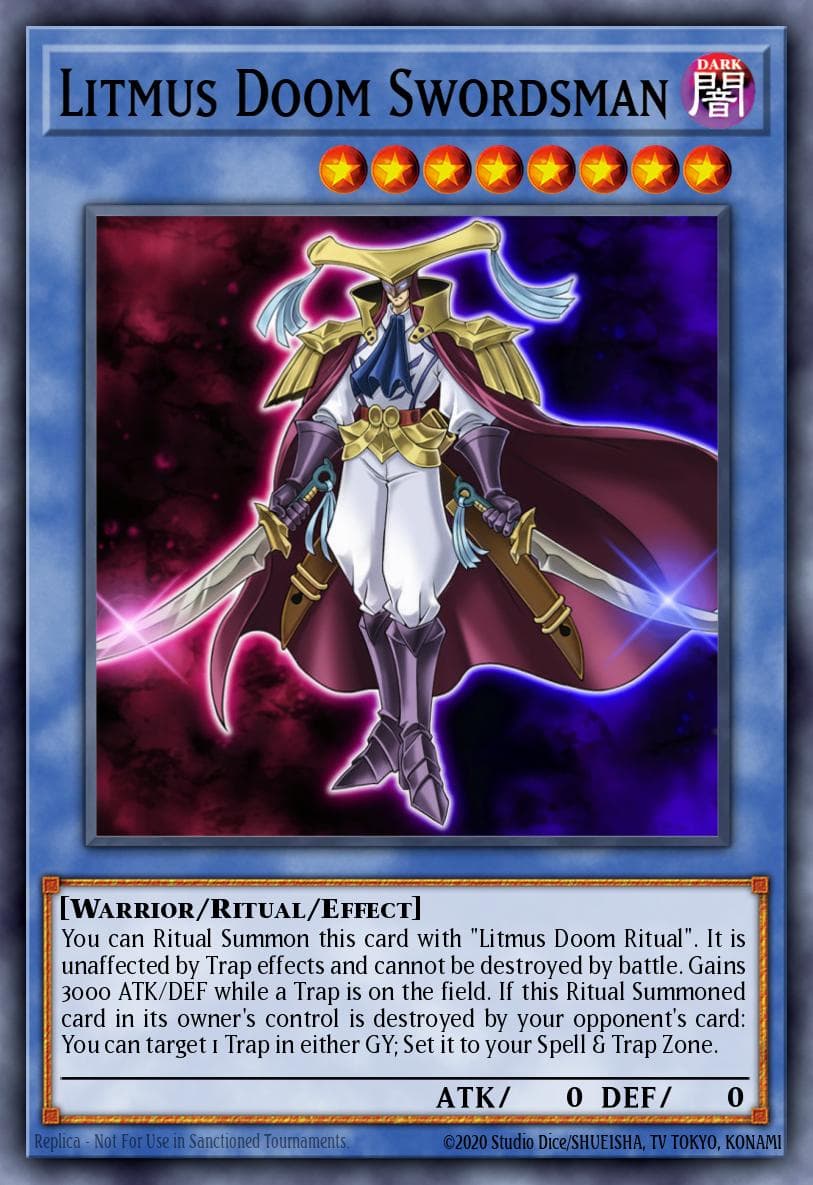 Litmus Doom Swordsman Battles of Legend: Relentless Revenge card