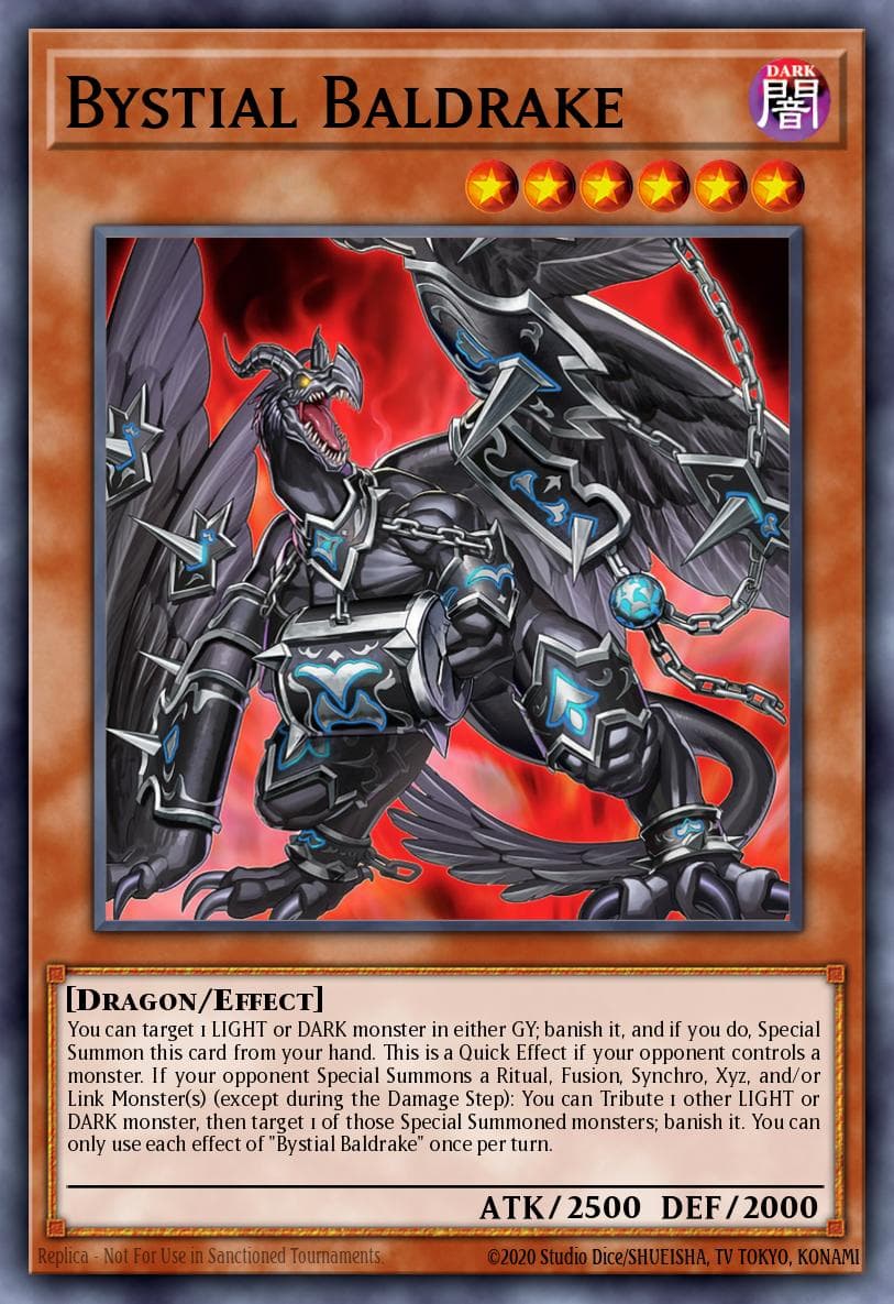 Bystial Baldrake Battles of Legend: Monstrous Revenge card