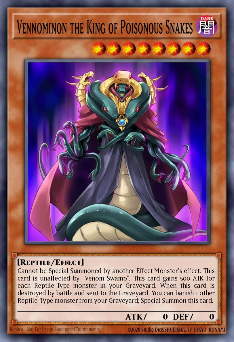 Vennominon the King of Poisonous Snakes Ra Yellow Mega Pack: Special Edition card