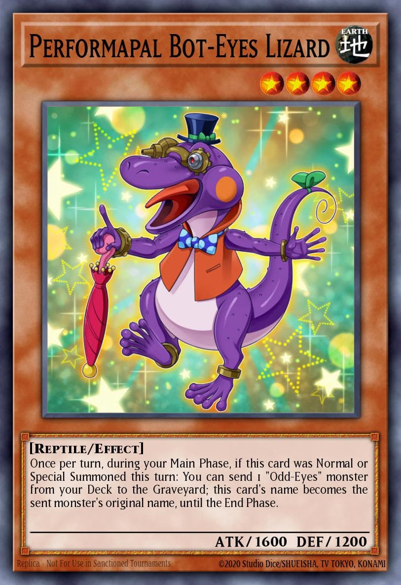 Performapal Bot-Eyes Lizard 2017 Mega-Tin Mega Pack card