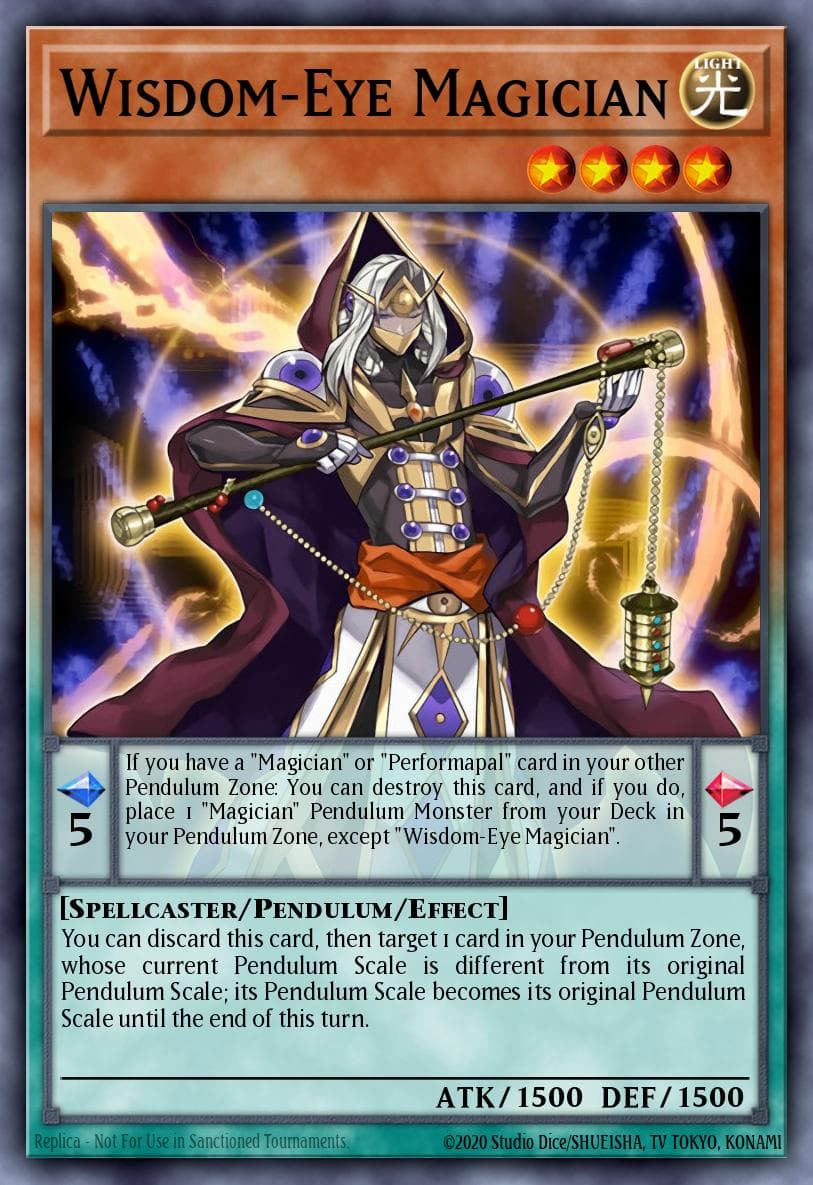 Wisdom-Eye Magician Master of Pendulum Structure Deck card