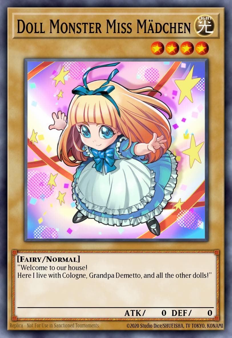 Doll Monster Miss Mädchen Battle of Chaos card