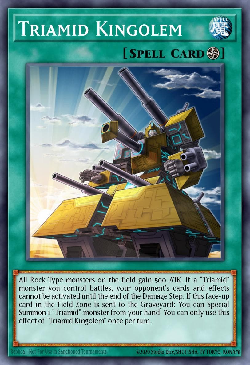 Triamid Kingolem The Dark Illusion: Special Edition card