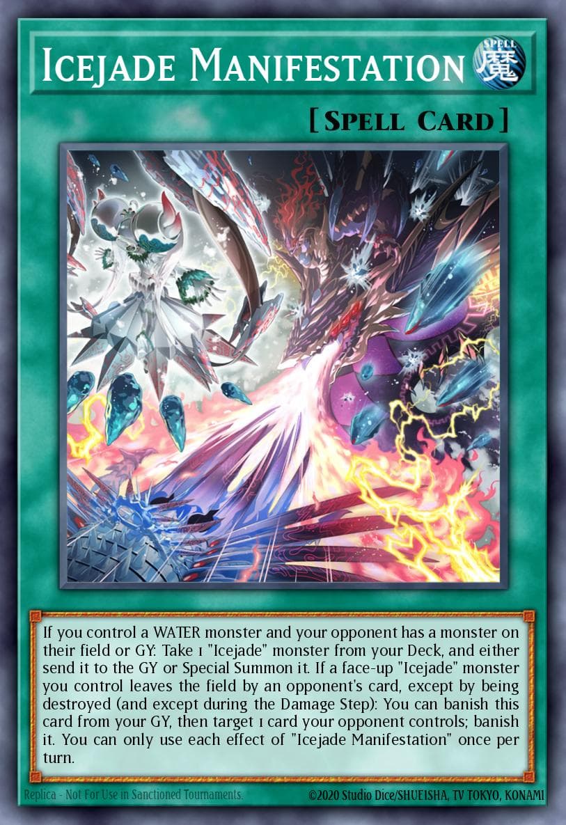 Icejade Manifestation 25th Anniversary Tin: Dueling Mirrors card