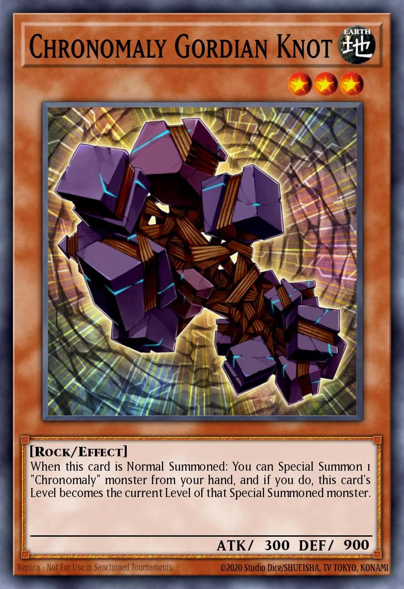 Chronomaly Gordian Knot Premium Gold card