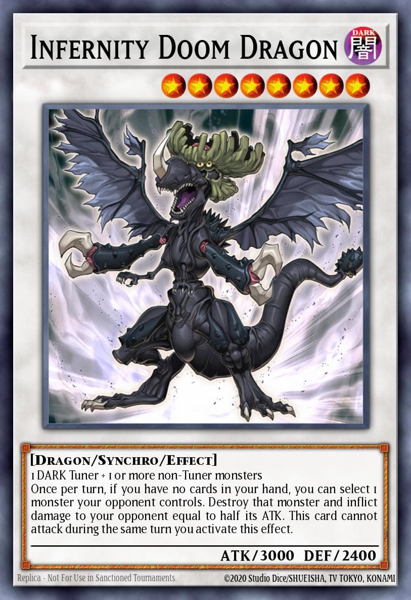 Infernity Doom Dragon The Shining Darkness Sneak Peek Participation Card card