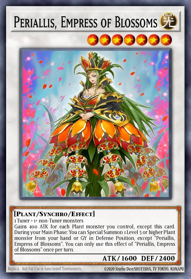 Periallis, Empress of Blossoms Legendary 5D's Decks card
