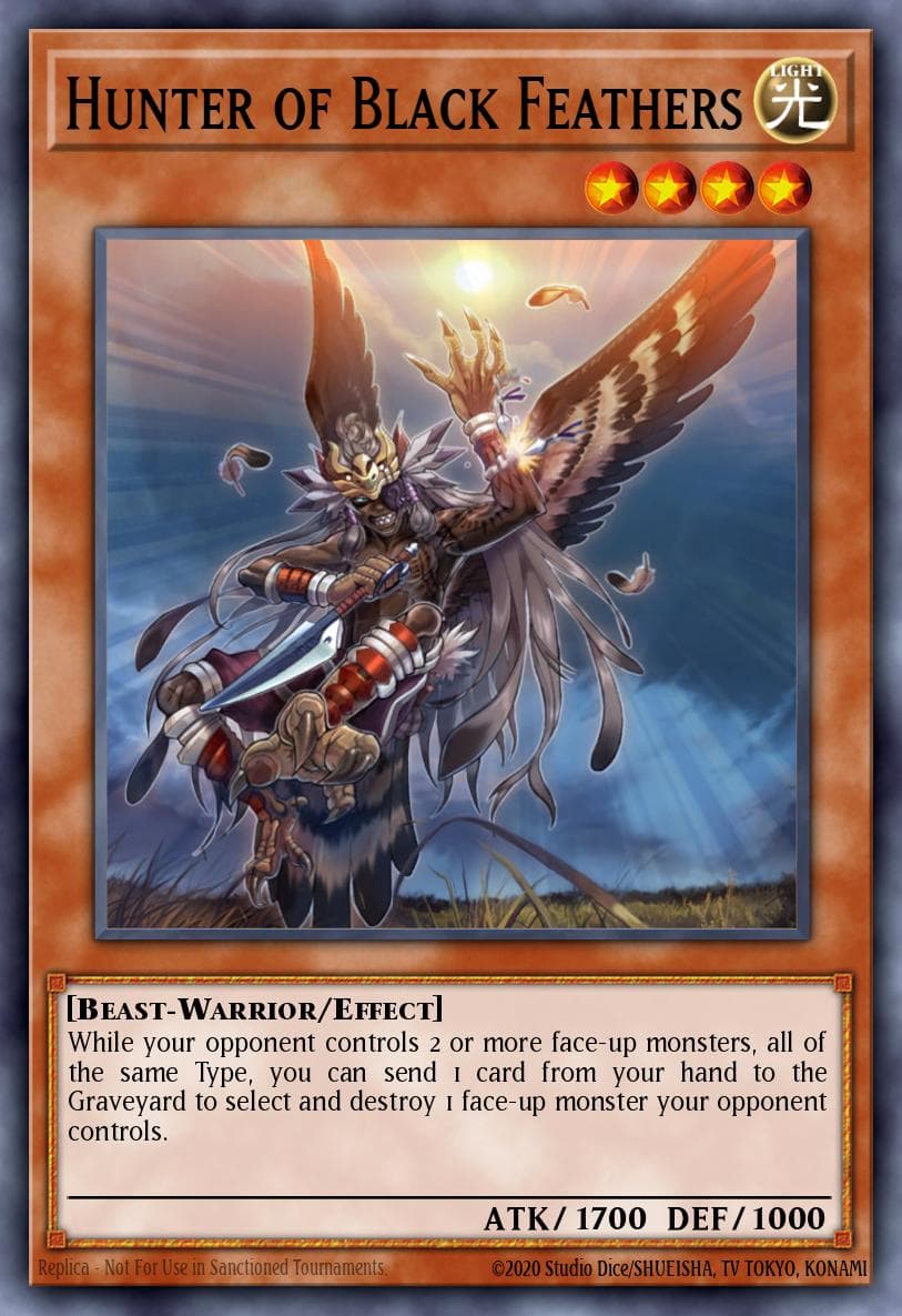 Hunter of Black Feathers The Shining Darkness Sneak Peek Participation Card card
